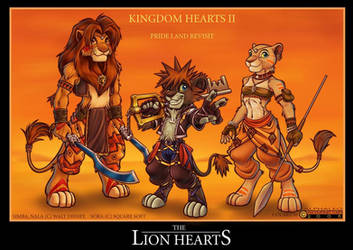 KH2 Lion Hearts by alphaleo14