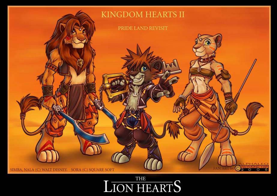 KH2 Lion Hearts by alphaleo14 on DeviantArt KH2 Lion Hearts by alphaleo14 on DeviantArt