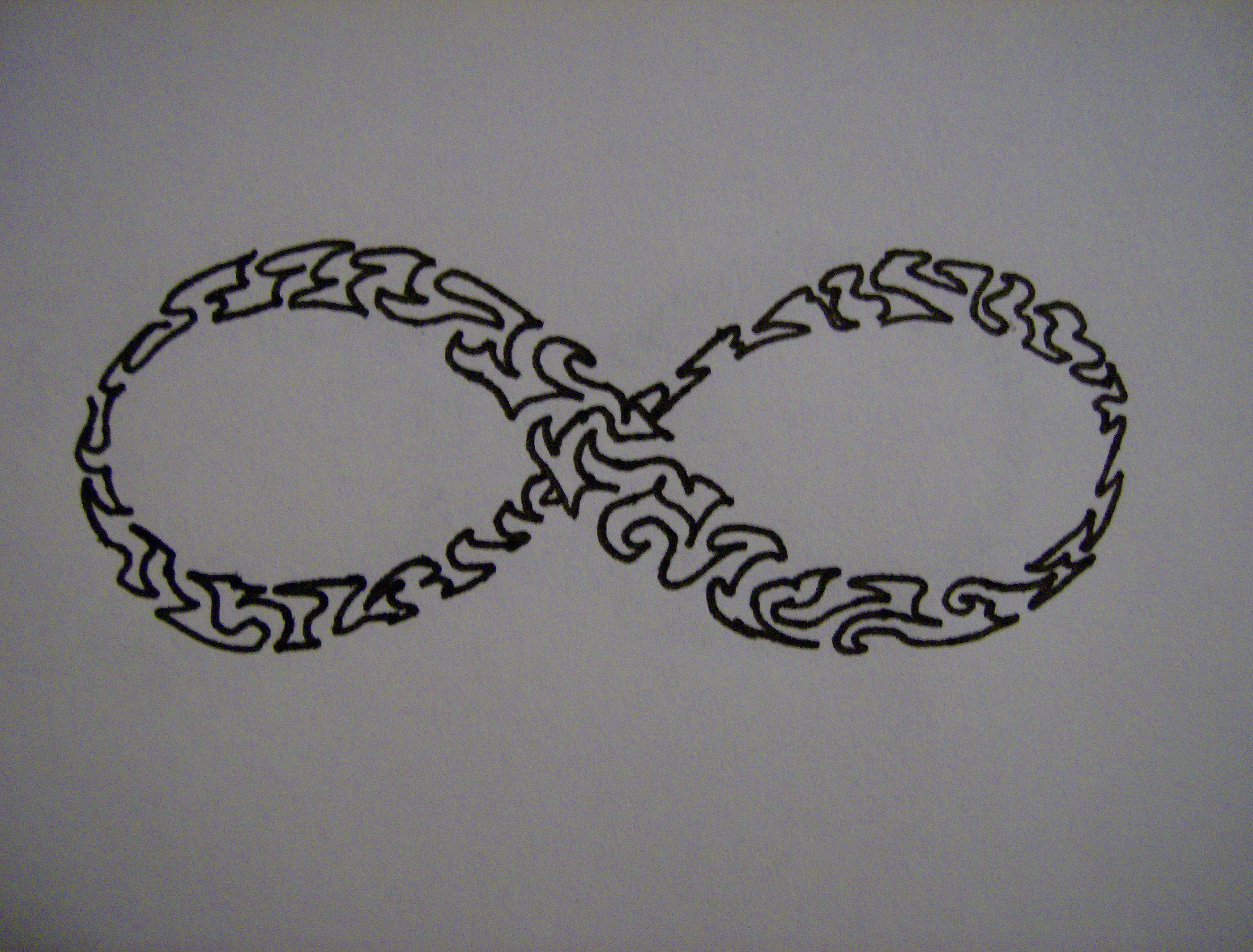 Цепь бесконечность тату