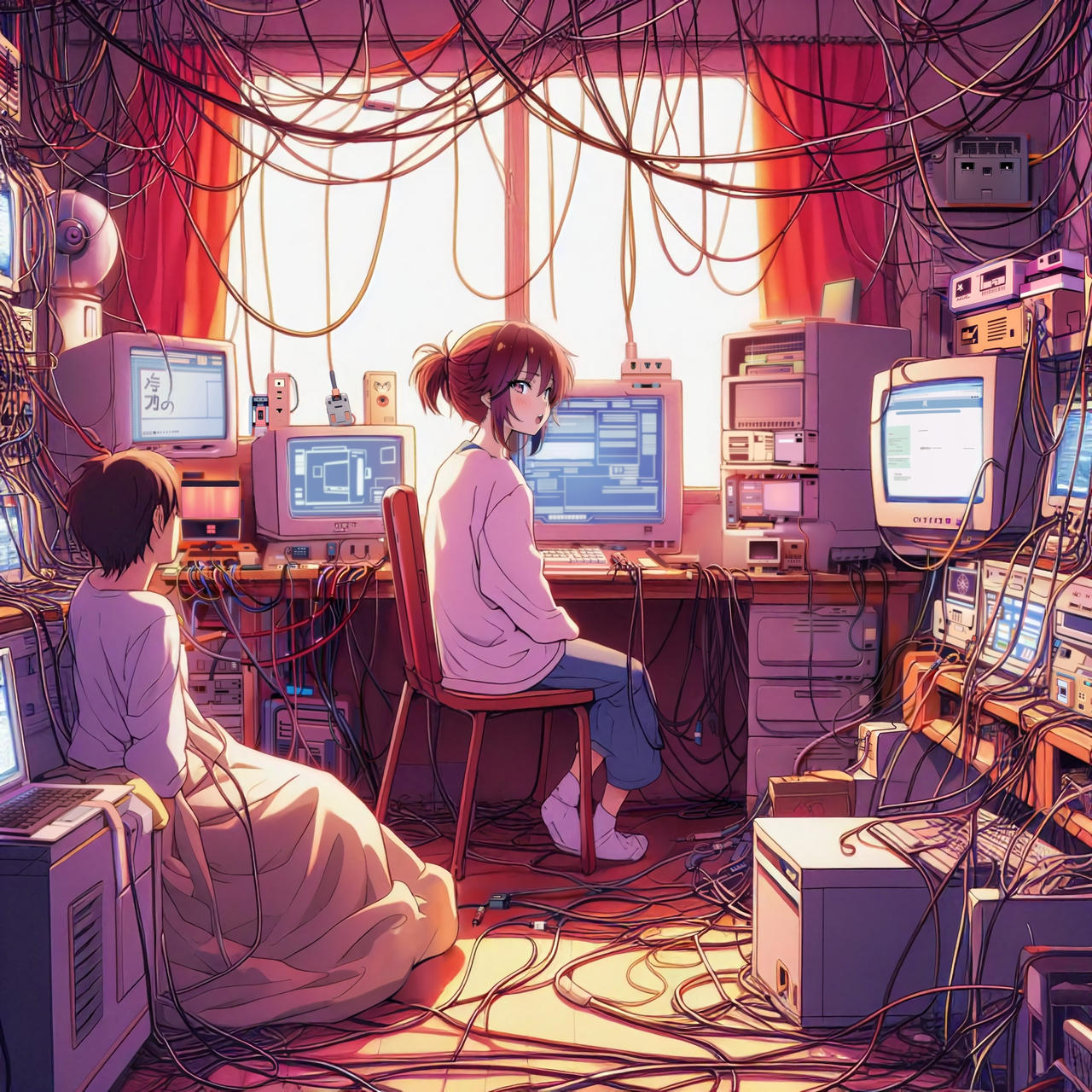 Serial Experiments Lain by takumikun99 on DeviantArt