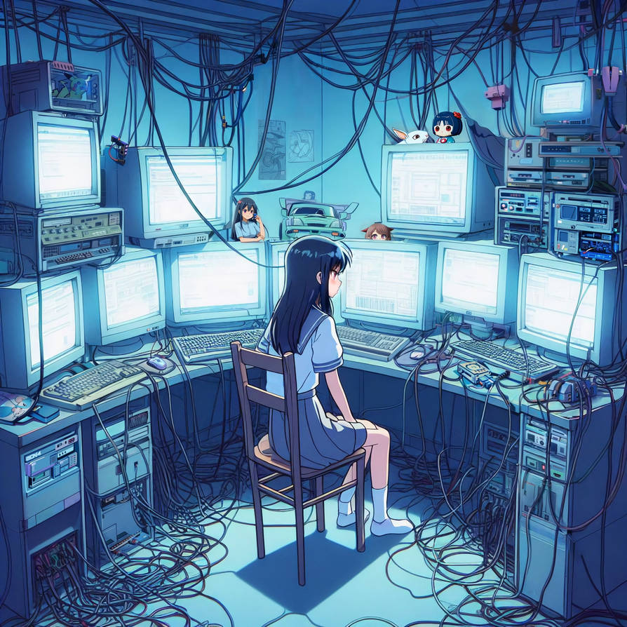 Serial Experiments Lain by takumikun99 on DeviantArt