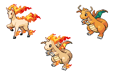 Dragonite and Rapidash Splice