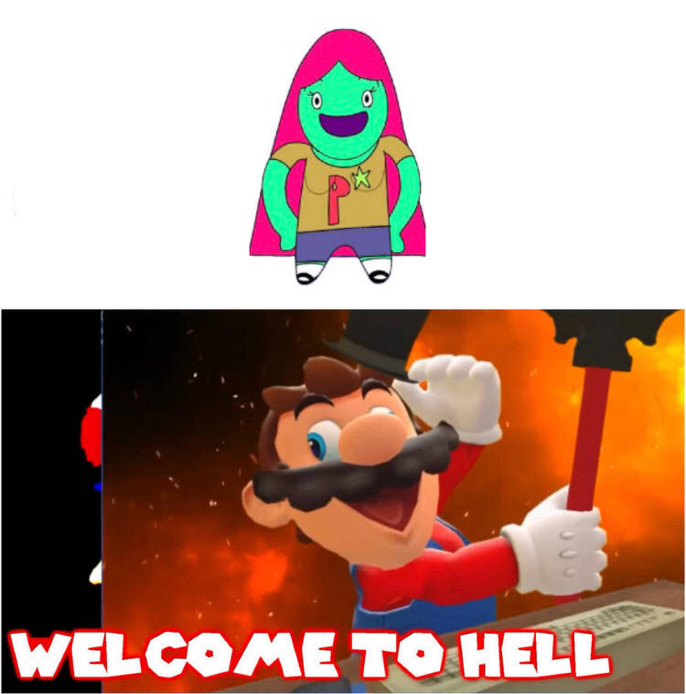 Pibble Hell smg4!mario welcomes pibble to hell by zizzythehedgehogalt on DeviantArt