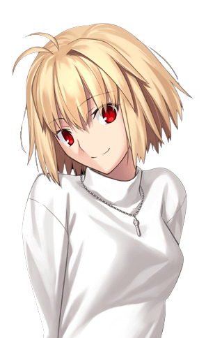 Arcueid Brunestud (Tsukihime Remake) render by Ahmad2345Light on DeviantArt