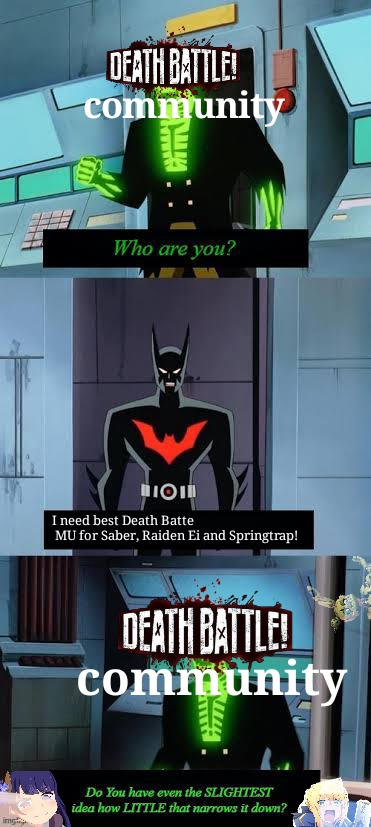 Made another Death Battle meme by Ahmad2345Light on DeviantArt