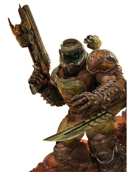Doomslayer/Doomguy (DOOM) render by Ahmad2345Light on DeviantArt