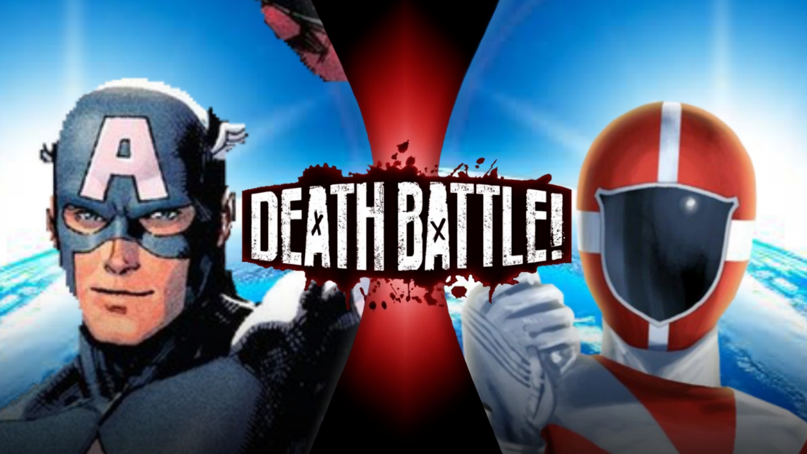 Captain America vs Red Ranger Carter Greyson by Ahmad2345Light on ...