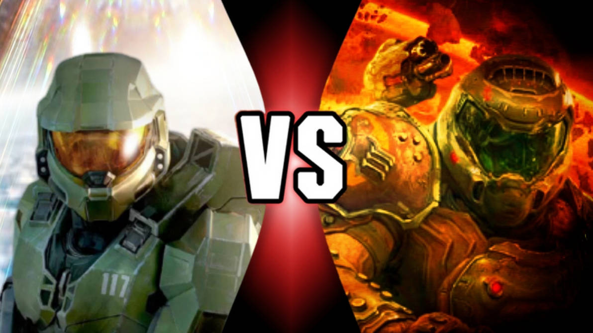 Master Chief Vs Doomguy VS Version By Ahmad2345Light On DeviantArt master-chief-vs-doomguy-vs-version-by-ahmad2345light-on-deviantart