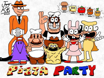 Pizza Tower Playable Characters by PetirTheone565 on DeviantArt