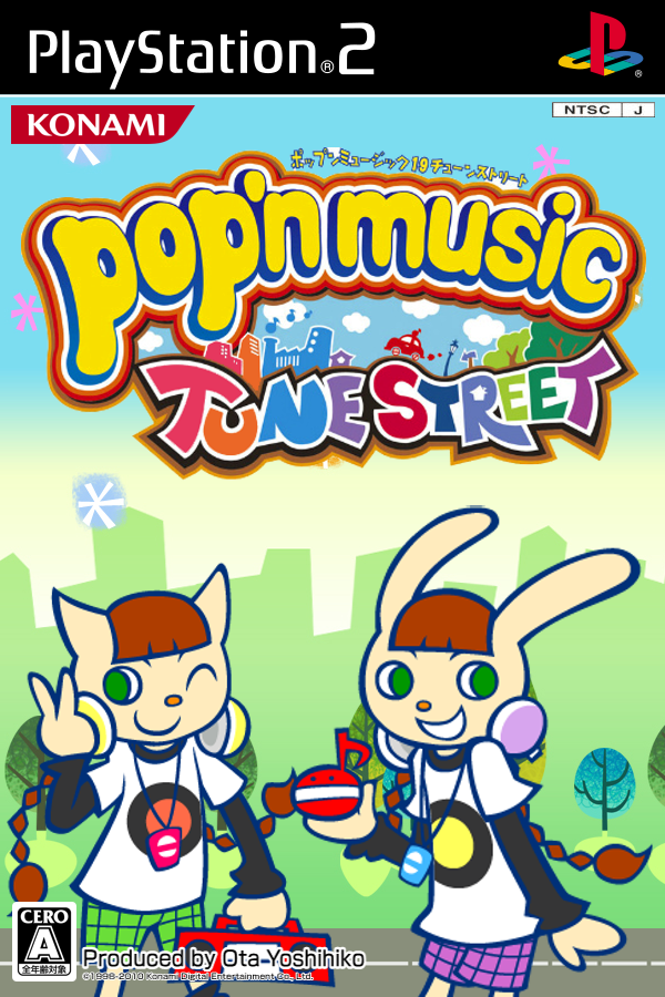 Pop'n Music 19 Tune Street Arcade Machine by Konami