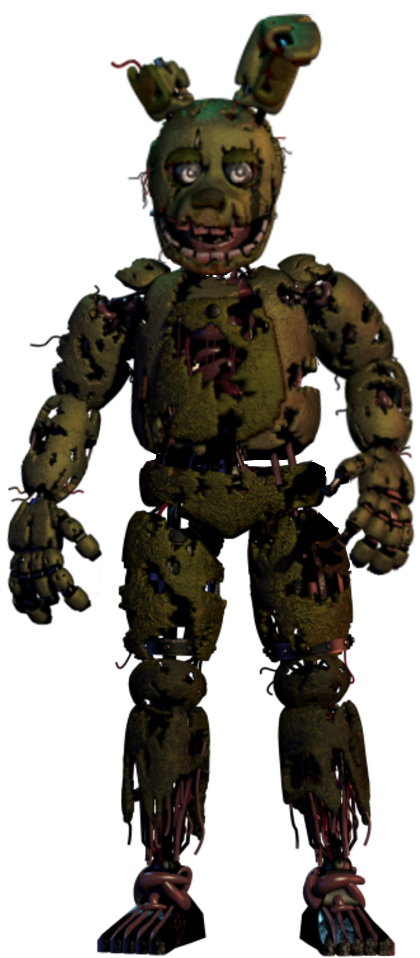Springtrap Bone Springtrap Full Body (By Me) by PatataEditsCorp on DeviantArt