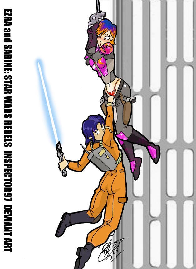 pix Love Sabine Wren Fan Art ezra and sabine star wars rebels by