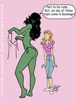 She Hulk Shops for a Bikini by Inspector97