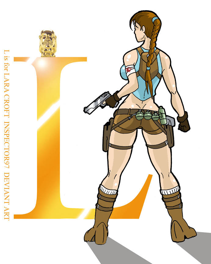 L is for Lara Croft