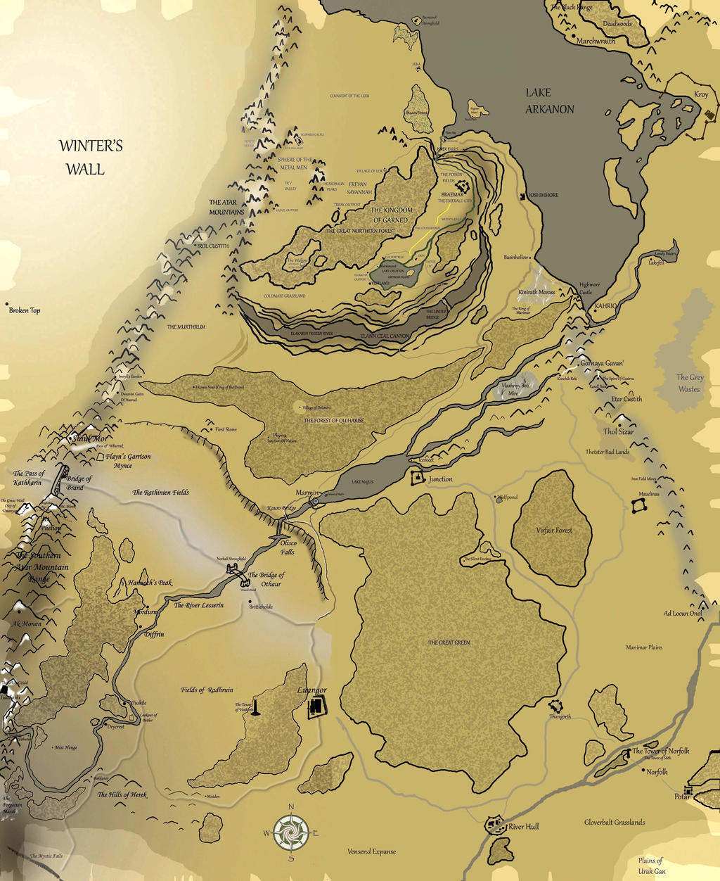 Prime Innerlands Map The Firstlands by Inspector97 on DeviantArt