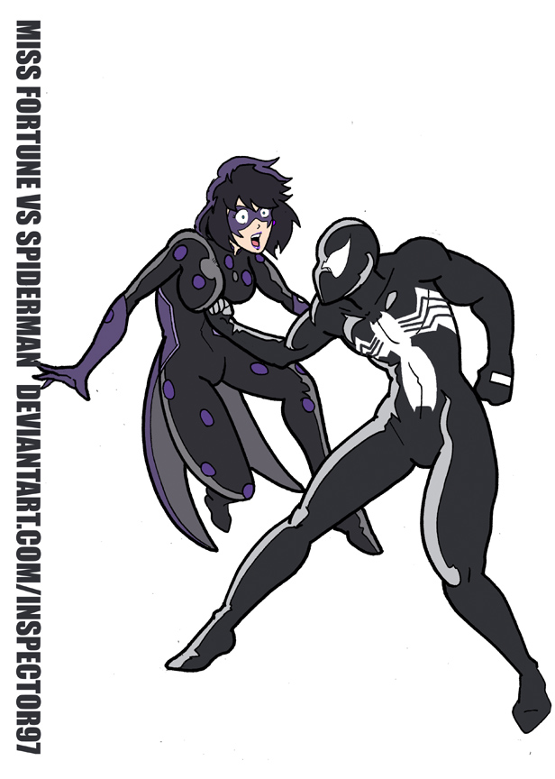 Spiderman vs Miss Fortune by Inspector97