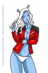 Andorian Pin Up by Inspector97