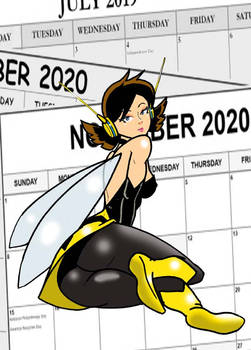 Calander Girl Janet for January