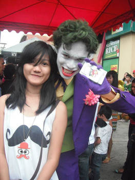 Joker and a fan