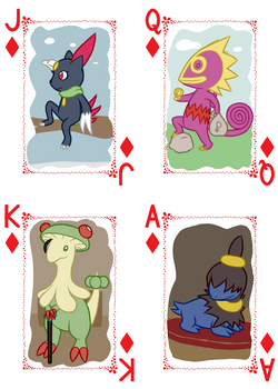 PMD-E Cards - Face Cards (Diamond)