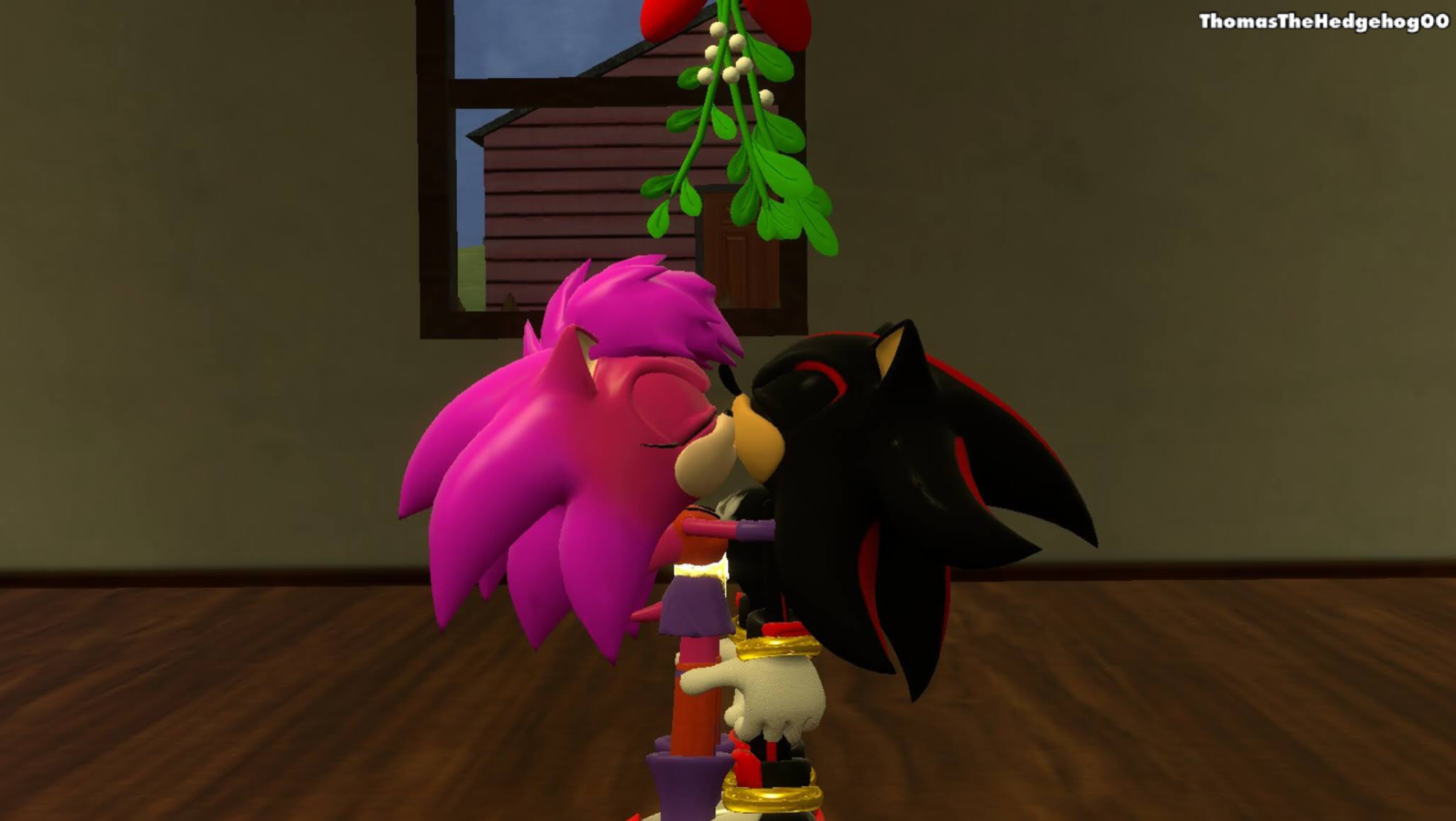 Sonic and Shadow kissing (Large) by LebbitBunny on DeviantArt