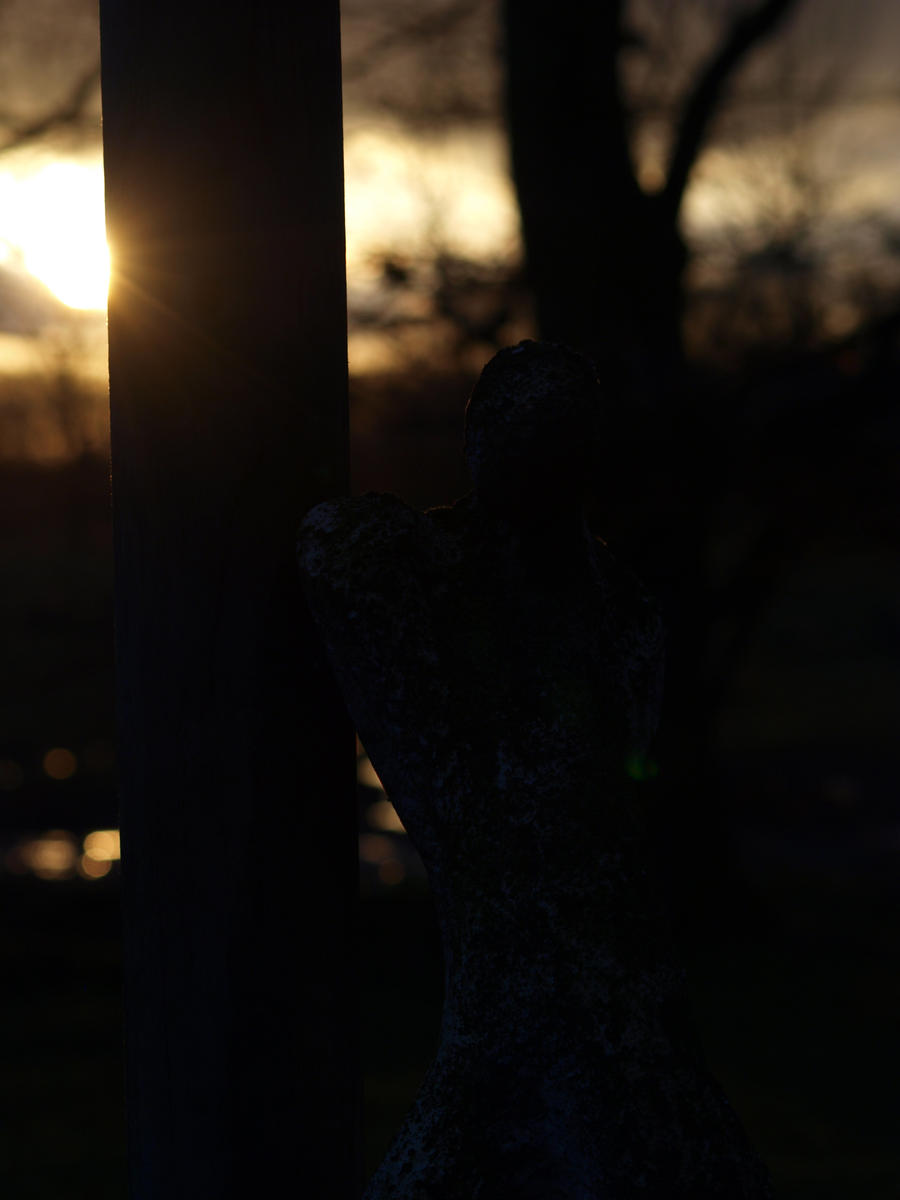 Statue in the evening