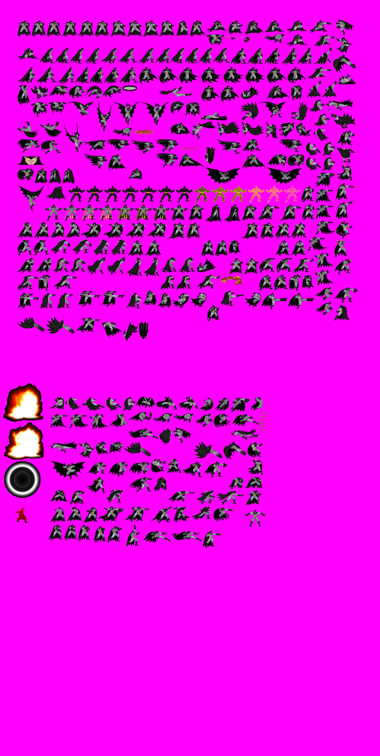 Mugen Batman Sprite Sheet by Soldado505 on DeviantArt