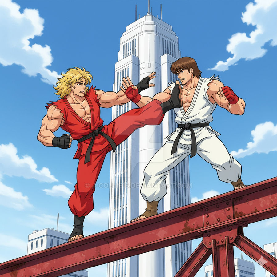 Ken Ryou Ken and Ryu by J-Collie15 on DeviantArt