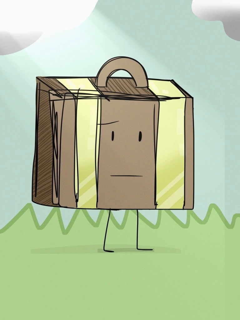 Inanimate Insanity Suitcase Coloring Page