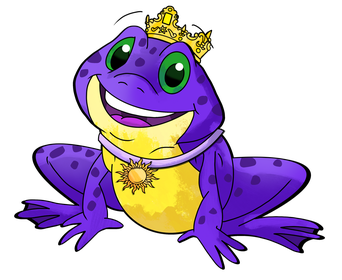 Tangled Tad Scribbles (Rapunzel's purple Yellow-bellied toad) by Snowlioness18 on ...