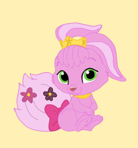 Rapunzel As Rabbit Heinz (Rapunzel's light pink Rhinelander rabbit) by Snowlioness18 on ...