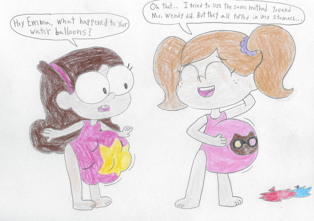 Water Balloon Belly Failure by Dragonus-Prime on DeviantArt
