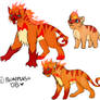 fakemon - Fire Starters