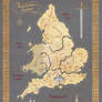 British Isles Map Trio 1 - King Arthur's England