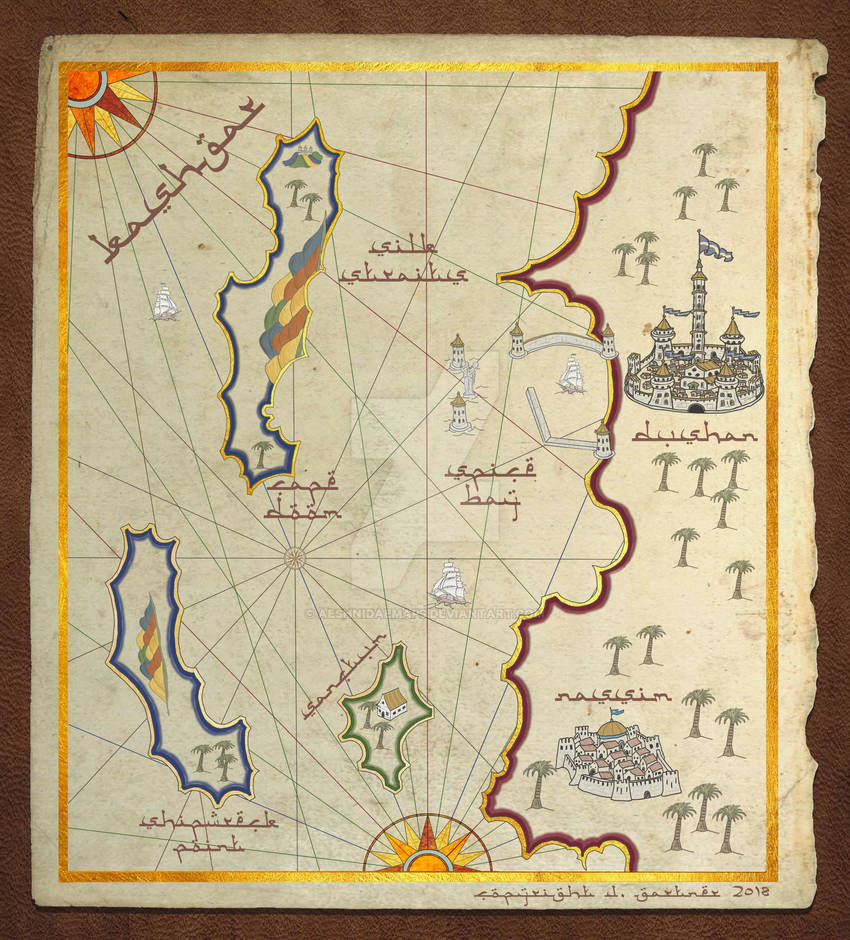 The Dark Tower: Mapping Roland's Journey by aeshnidaemaps on DeviantArt
