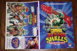 tmnt coming out of their shells  tour book