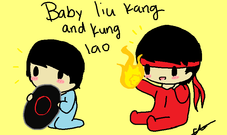 Baby Liu Kang And Kung Lao