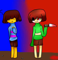 Frisk and Chara