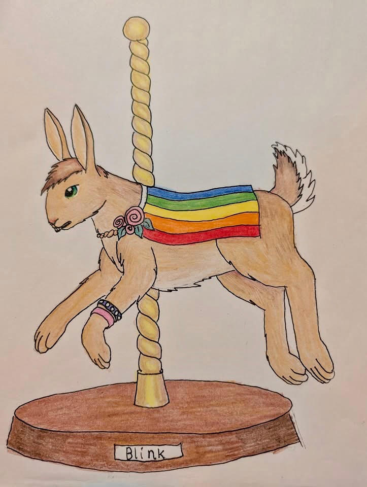 Carousel Rabbit by GraceJediHeart on DeviantArt