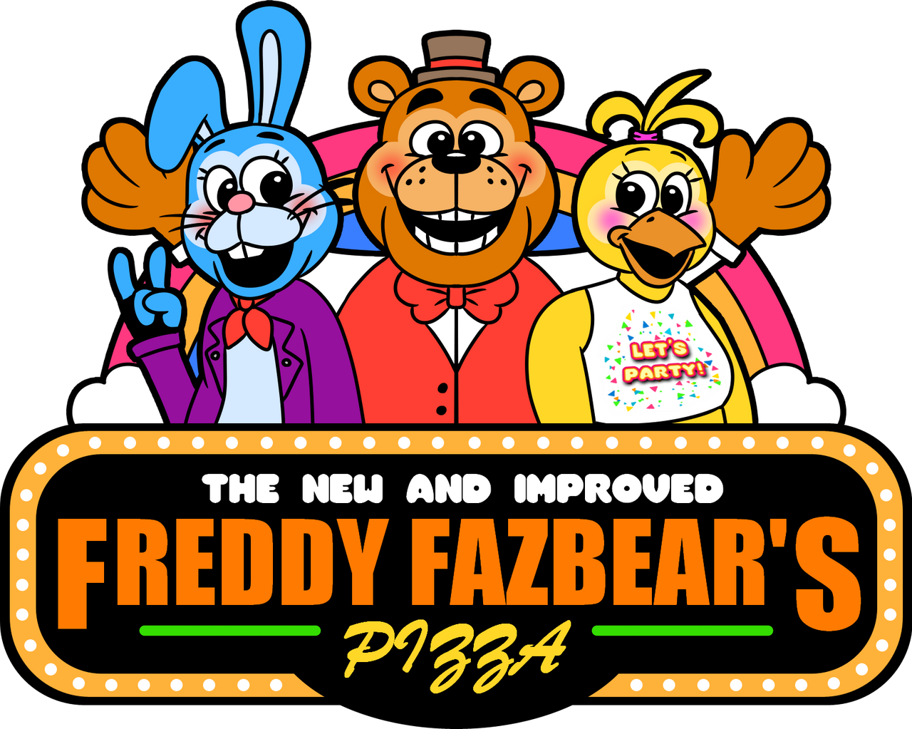 The New And Improved Freddy Fazbears Pizza Logo By Therealzxgames On