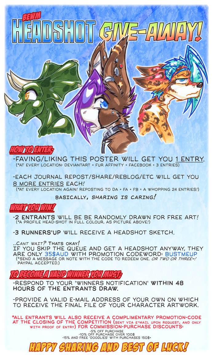 (b00m) HEADSHOT Give Away! by carnival