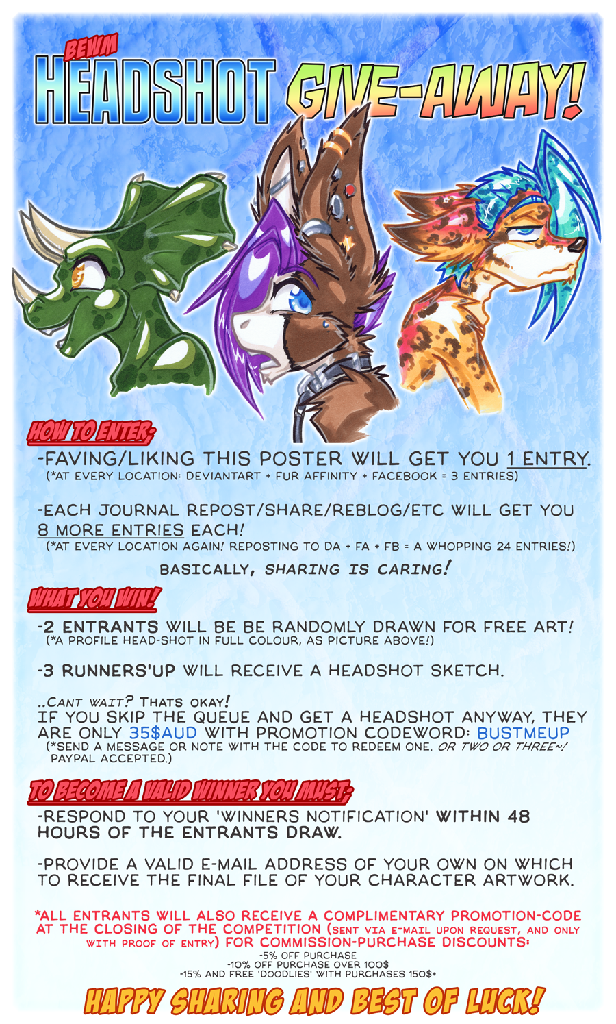 (b00m) HEADSHOT Give Away! by carnival