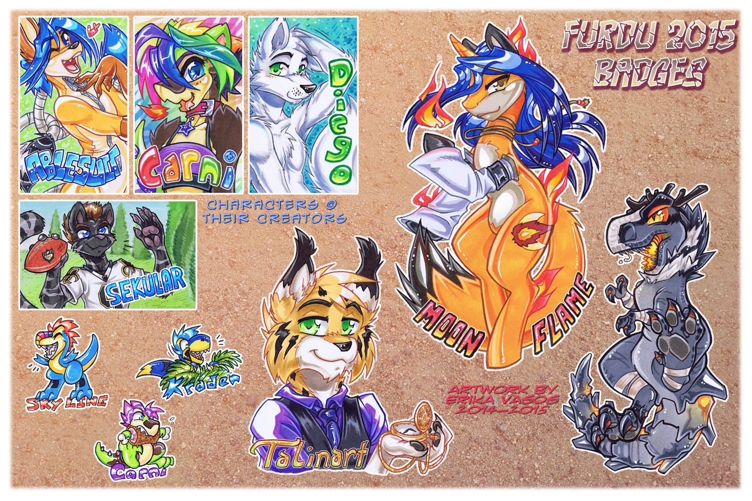 COM: FurDU 2015 Badge Orders!