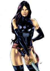 Psylocke By Deilson-color