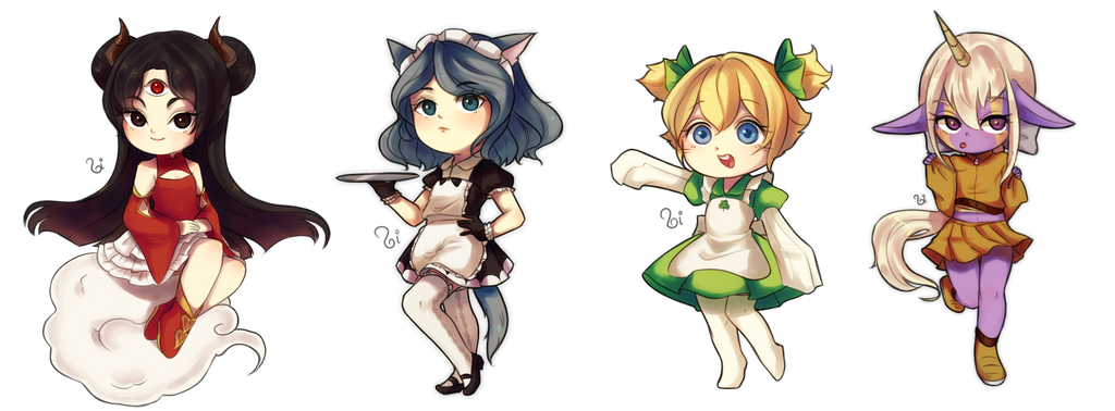 Half Chibi Commission by BiShakalaka