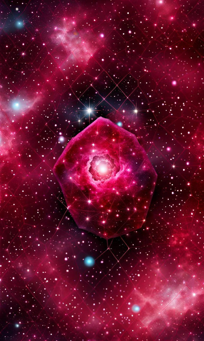 Galaxy Ruby Ruby gemstone Galaxy Nebula by RandomMaggie-AI on DeviantArt