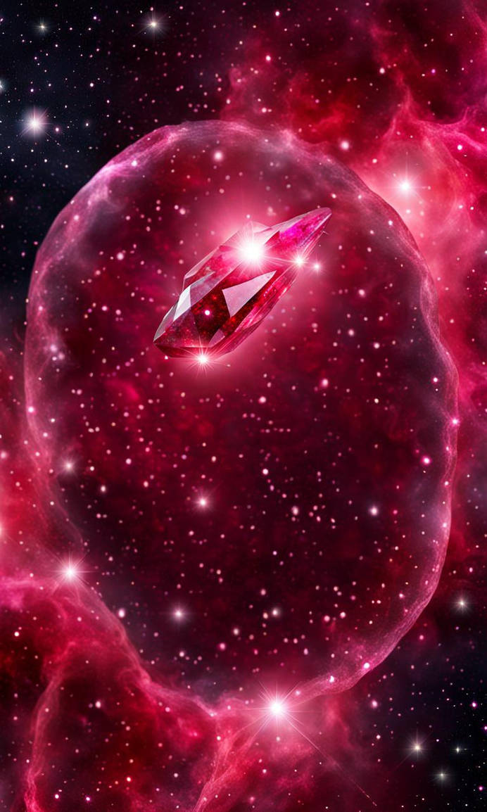 Ruby Galaxy Ruby gemstone Galaxy Nebula by RandomMaggie-AI on DeviantArt