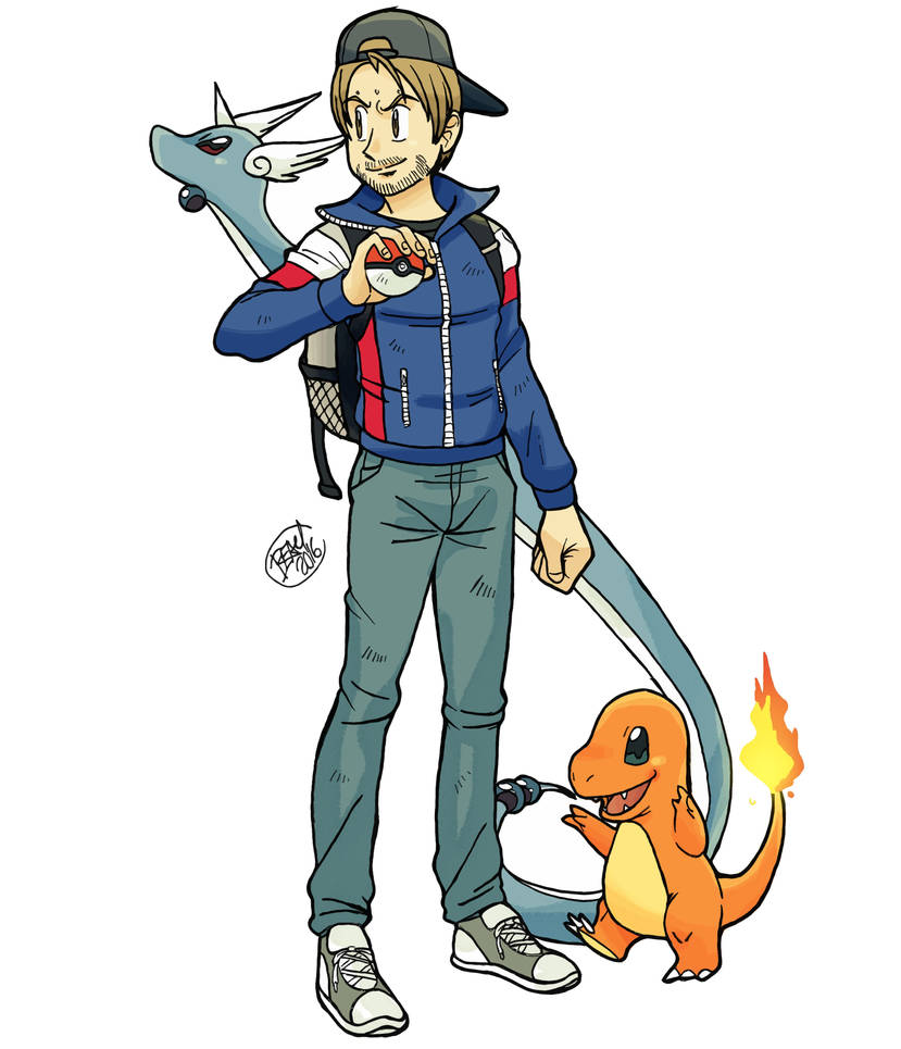 Pokemon Trainer by bleyerart on DeviantArt