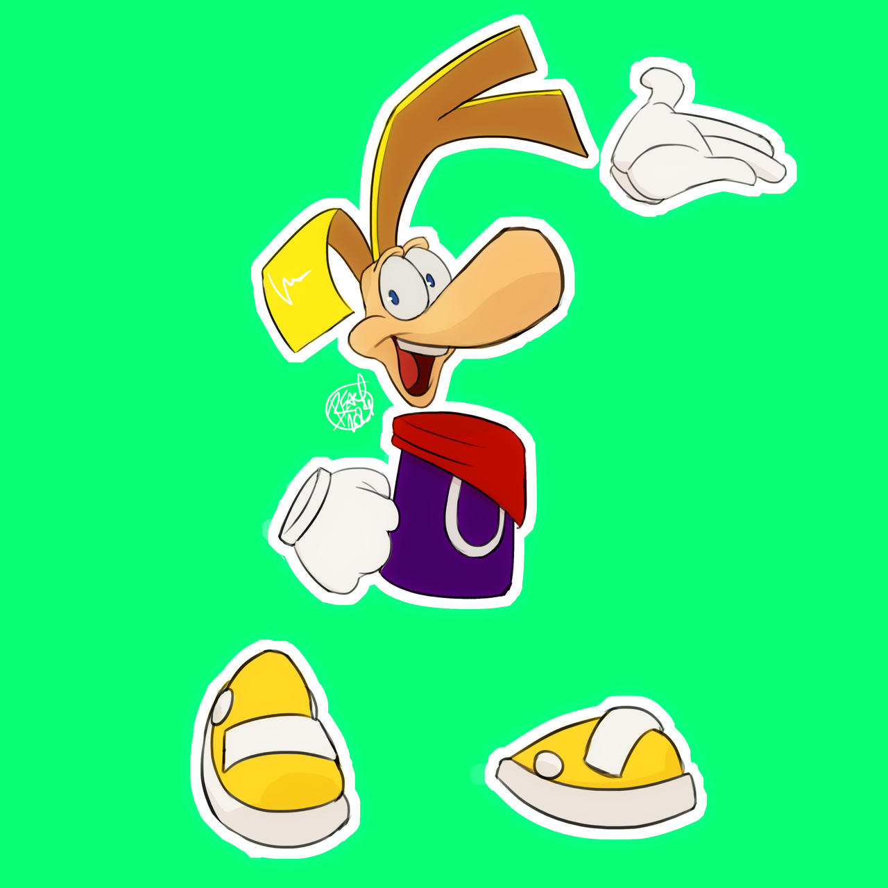 Rayman Fanart by bleyerart on DeviantArt
