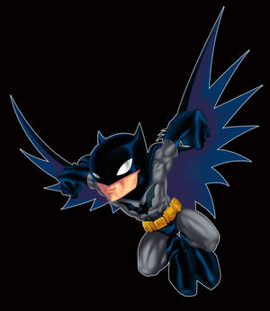 Chibi Batman Colored